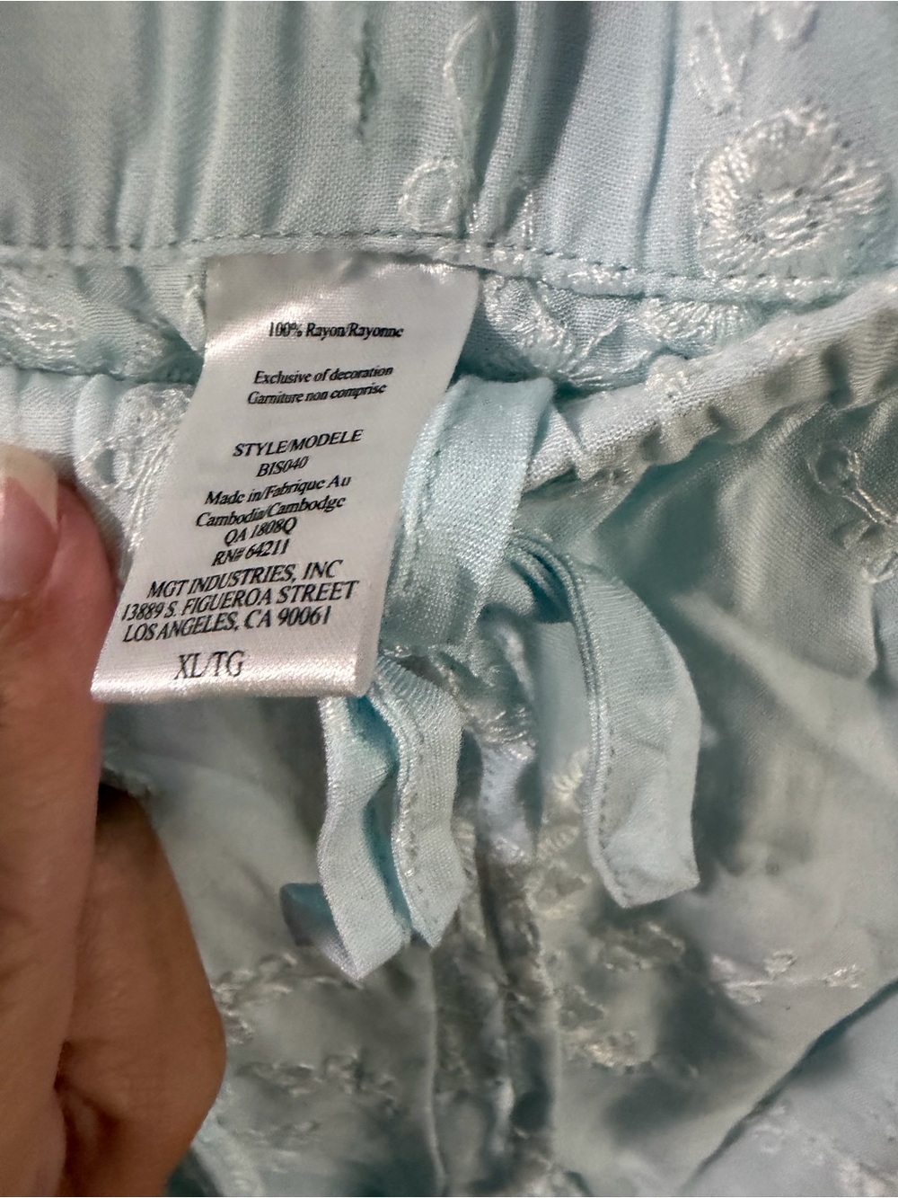 In Bloom XL Pajama Set - Picture 7 of 8